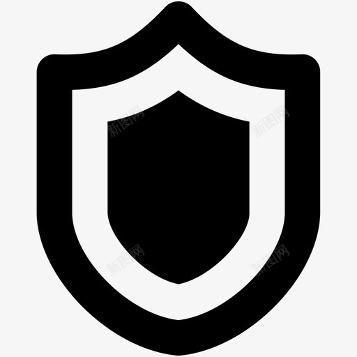 盾保护安全图标svg_新图网 https://ixintu.com 保护 安全 安全盾 盾 网页和用户界面字体图标