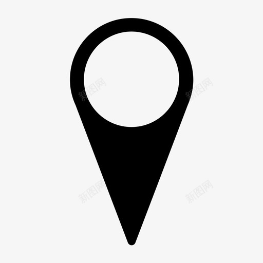 定位销gps地图销图标svg_新图网 https://ixintu.com gps 地图销 定位销 导航