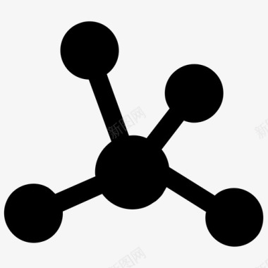 网络社区网络连接图标图标