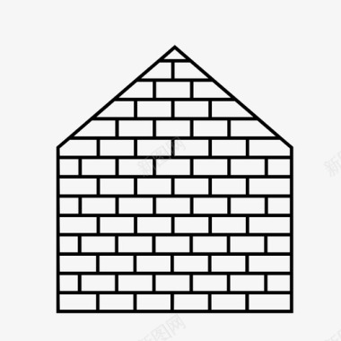 砖房建筑房屋图标图标
