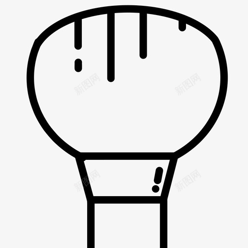 刷子艺术化妆品图标svg_新图网 https://ixintu.com 刷子 刷子的类型 化妆品 工具 艺术