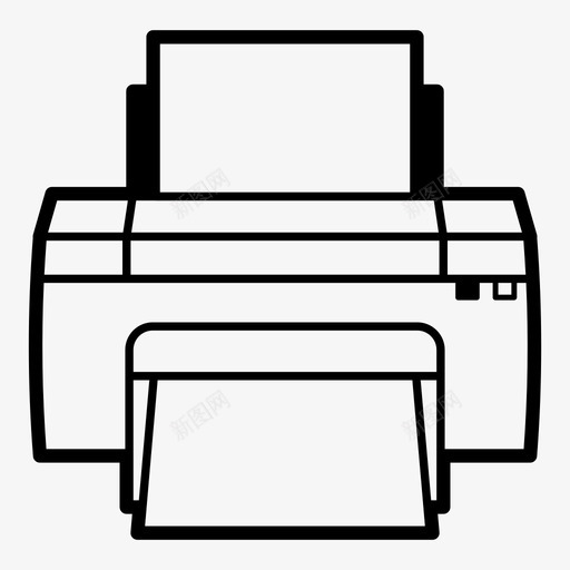打印机激光打印机办公室打印机图标svg_新图网 https://ixintu.com 办公室打印机 打印机 激光打印机 纸张打印机