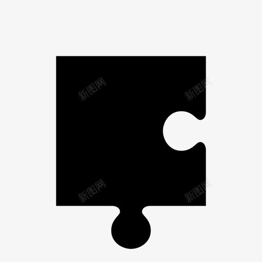 拼图块角缺失图标svg_新图网 https://ixintu.com 内置 拼图块 拼图拼图块 模块 缺失 角 零件