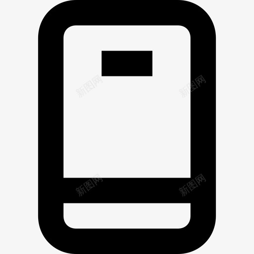 手机iphone智能手机图标svg_新图网 https://ixintu.com iphone 手机 智能手机 线路必备图标集
