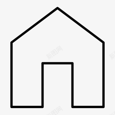 主页住宅建筑物图标图标