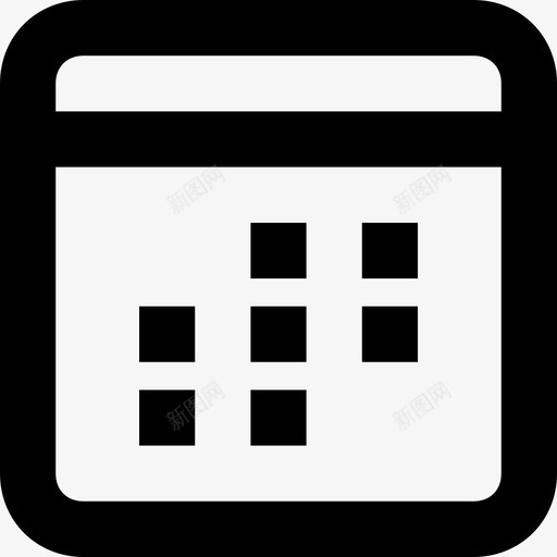 日历日程表时间框架图标svg_新图网 https://ixintu.com 年鉴 挂历 日历 日程表 时间框架 系列基本图标