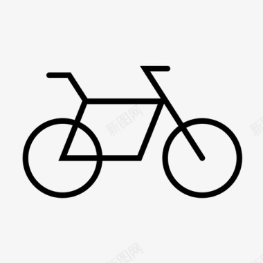 自行车山地自行车赛车图标图标