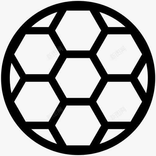 手球足球运动图标svg_新图网 https://ixintu.com 手球 足球 运动 运动球
