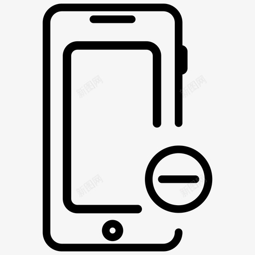 移动删除android删除图标svg_新图网 https://ixintu.com android iphone 删除 移动删除 移动电话