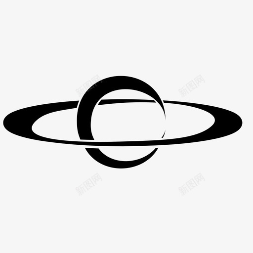 土星宇宙气态巨星图标svg_新图网 https://ixintu.com 光环 土星 太阳系 宇宙 气态巨星 行星