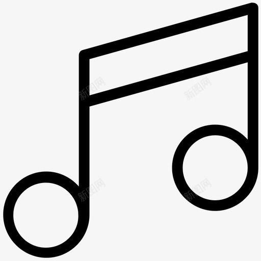 音乐和声旋律图标svg_新图网 https://ixintu.com 和声 旋律 歌曲 网页设计图标 音乐 音符