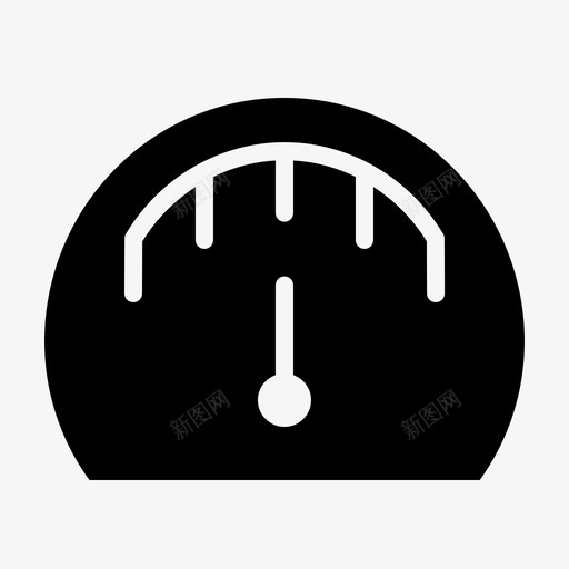 燃油指示器仪表液位计图标svg_新图网 https://ixintu.com 仪表 液位计 燃油指示器 行程和运输图示符 速度计