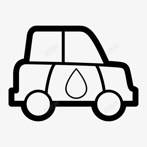 水燃料汽车氢气可持续发展图标svg_新图网 https://ixintu.com 可持续发展 氢气 水燃料汽车 汽车 运输