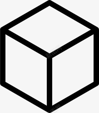立方体长方体形状图标图标