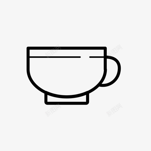 杯子茶杯工具组2图标svg_新图网 https://ixintu.com 工具组2 杯子 茶杯