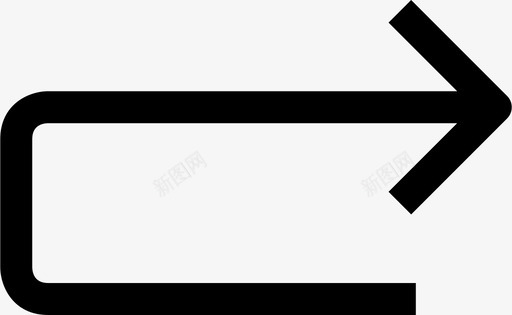 右箭头点符号图标svg_新图网 https://ixintu.com ui u形转弯 右箭头 点 符号 箭头图标