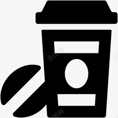 咖啡咖啡杯一次性杯子图标图标