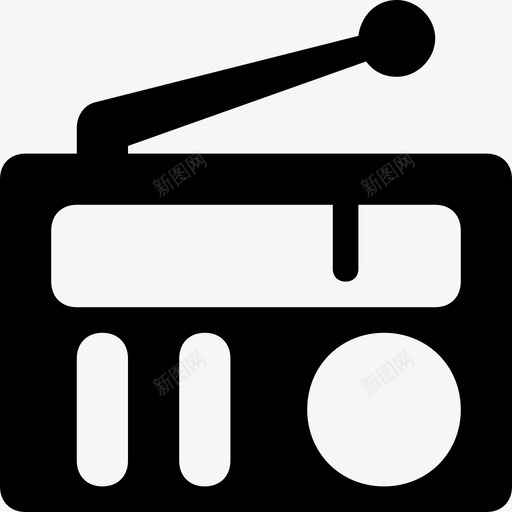 收音机旧收音机收音机天线图标svg_新图网 https://ixintu.com web和ui图标 变速器 收音机 收音机天线 旧收音机