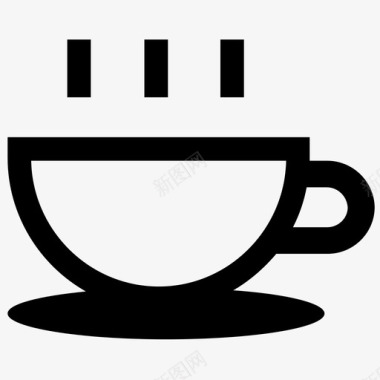 茶杯咖啡饮料图标图标