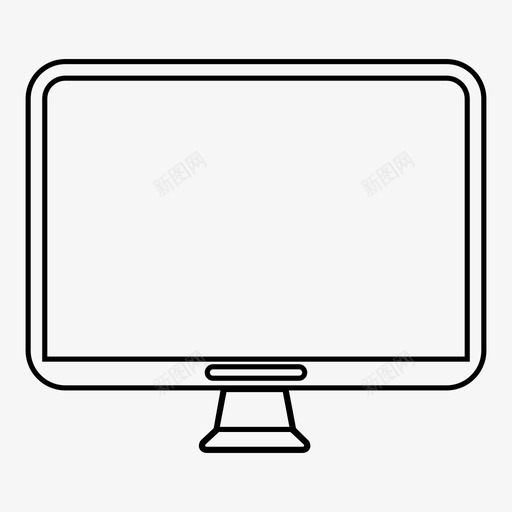 显示器计算机imac图标svg_新图网 https://ixintu.com imac 技术 显示器 计算机