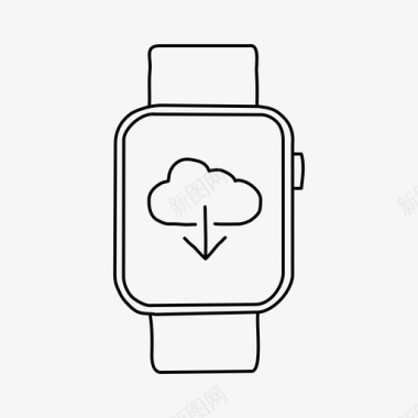 applewatch云服务器applewatch云图标图标