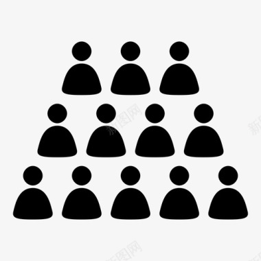 观众班级人群图标图标