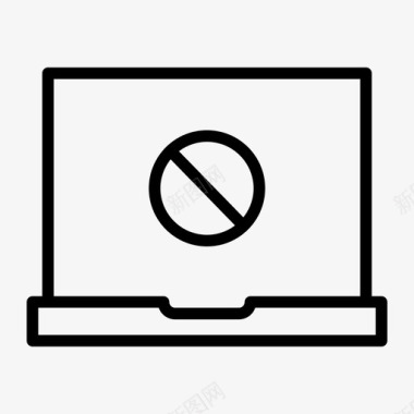 笔记本电脑被阻止取消计算机图标图标