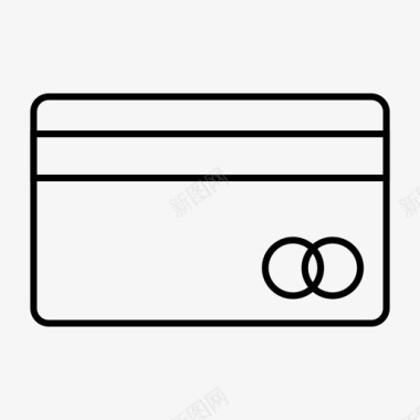 信用卡atm卡货币图标图标
