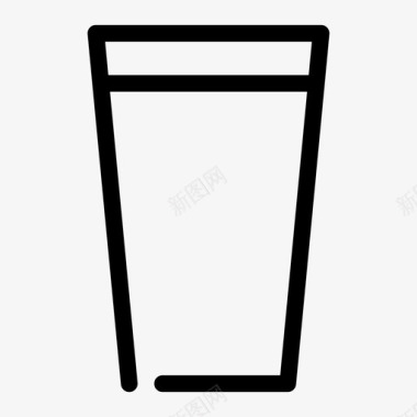 玻璃杯饮料苏打水图标图标