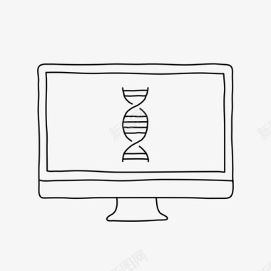 桌面dna设备遗传学图标图标