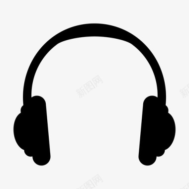 耳机dj音乐图标图标