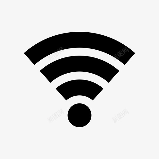 wifi互联网信号图标svg_新图网 https://ixintu.com navicons wifi wifi信号 互联网 信号