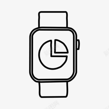 applewatch饼图applewatch设备图标图标