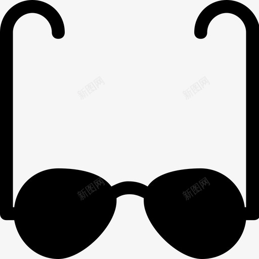 眼镜墨镜太阳镜图标svg_新图网 https://ixintu.com 墨镜 太阳镜 眼镜 网络和用户界面图标
