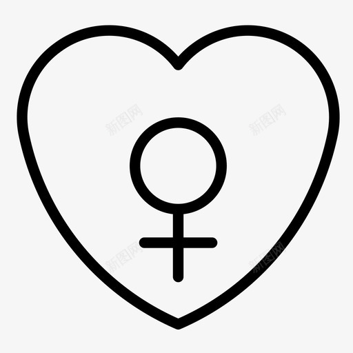 女性平等性别图标svg_新图网 https://ixintu.com 女性 平等 性 性别 爱情