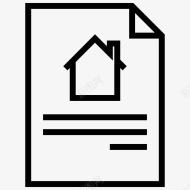 财产文件建筑师建筑图标图标