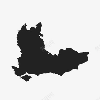 东南英格兰地理图标图标