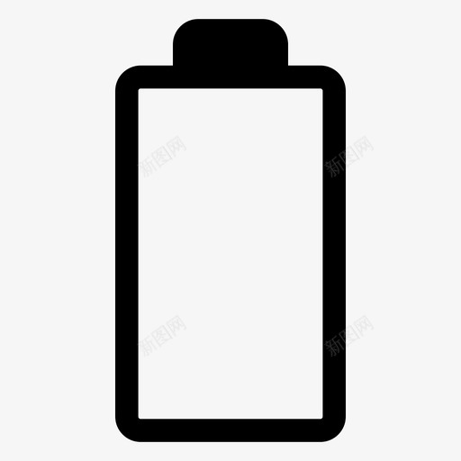 电池电池警报电池电量不足图标svg_新图网 https://ixintu.com 没有电池 没有电源 电池 电池电量不足 电池警报