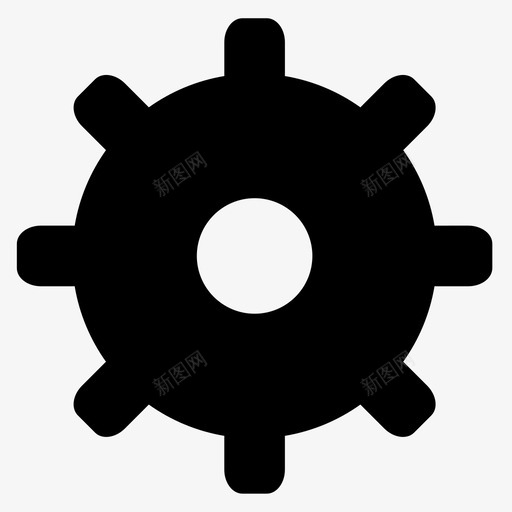 齿轮海盗轮子图标svg_新图网 https://ixintu.com 海盗 轮子 齿轮