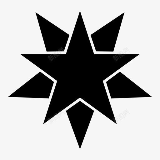 星星水晶爆炸图标svg_新图网 https://ixintu.com 光辉 星星 水晶 爆炸 闪耀