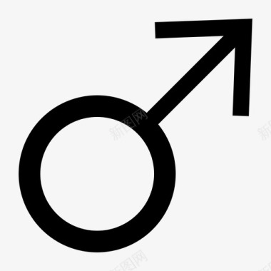 男性性别象征图标图标
