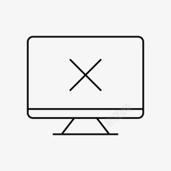 X桌面桌面取消设备屏幕图标高清图片