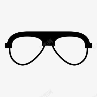 飞行员眼镜眼镜时尚图标图标
