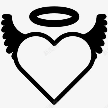 爱天使神圣圣人图标图标