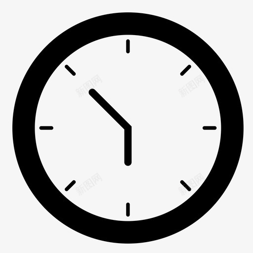 时钟关门分钟图标svg_新图网 https://ixintu.com 关门 分钟 工作 时钟 时间 购物