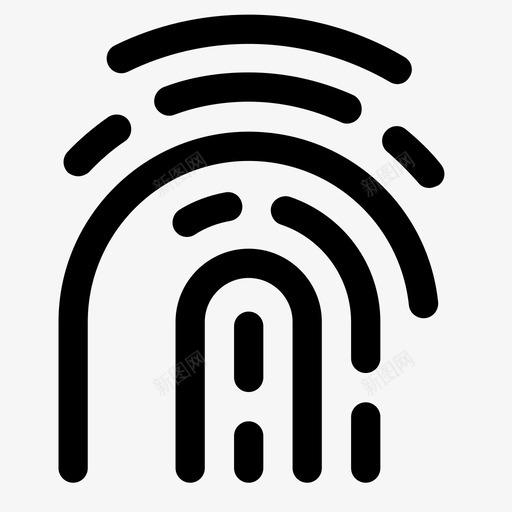 手指按钮打印图标svg_新图网 https://ixintu.com 屏幕 手指 打印 按钮 点击 用户界面