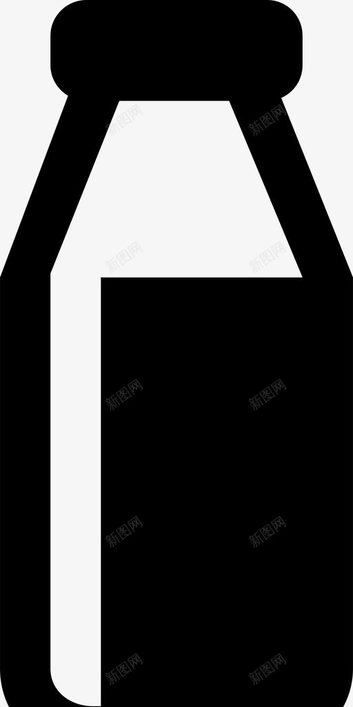 奶瓶食物食品瓶图标svg_新图网 https://ixintu.com 厨房 奶瓶 油瓶 食品瓶 食物