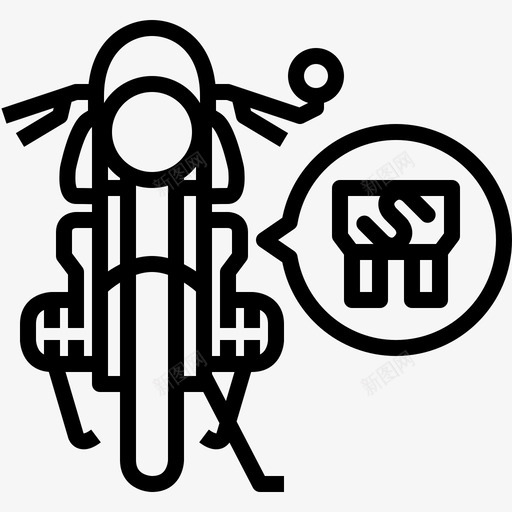 摩托车保险丝电发动机图标svg_新图网 https://ixintu.com 发动机 摩托车 摩托车保险丝 摩托车寿命 电 电线