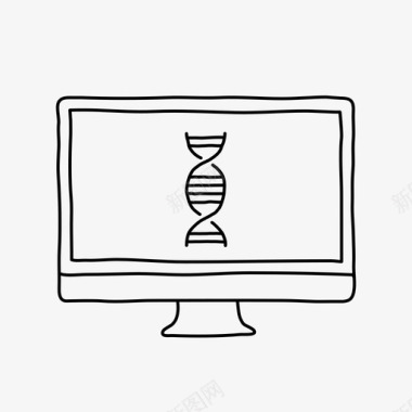 桌面dna设备遗传学图标图标