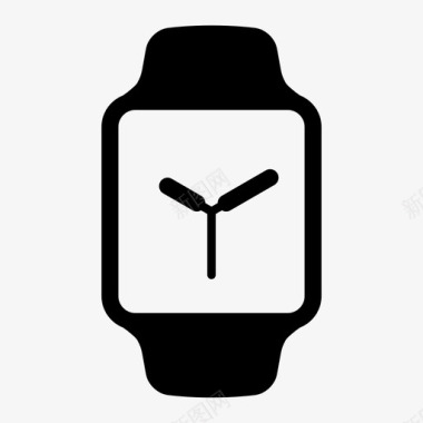 智能手表苹果手表时间图标图标